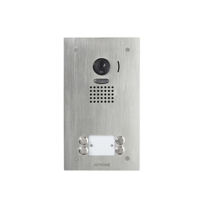 Platine Vidéo 4Bp Encastrée Façade Inox Pour Moniteurs Jo1Md