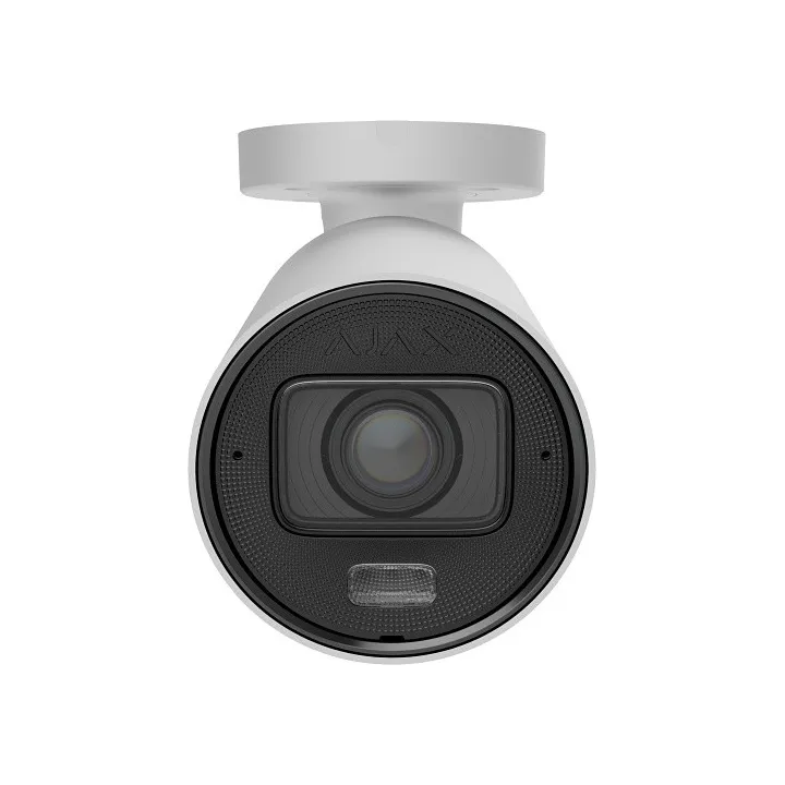 [126279.217.WH1] Ajax BulletCam HLVF (8 Mp) - Caméra IP de sécurité filaire - BLANCHE