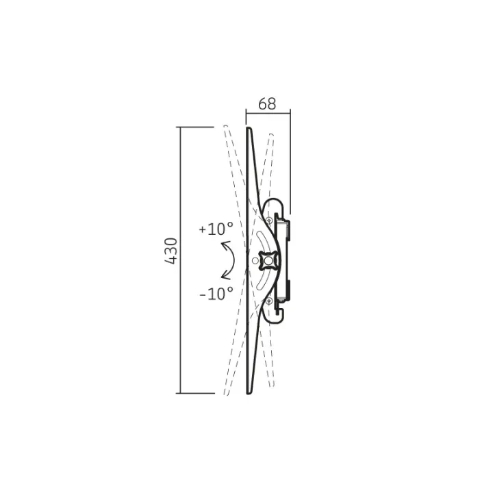 Support Mural Inclinable - Vesa 400