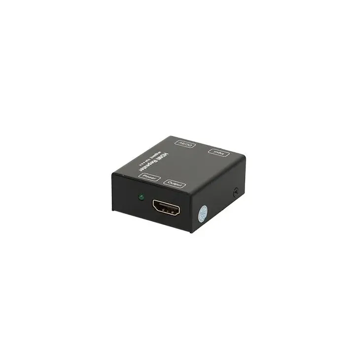Amplific HDMI A F/F-4K/60ips HDR4:4:4-alim. via cordon USB-25m