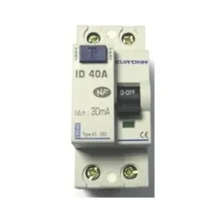 Interrupteur différentiel 40A type A 30mA