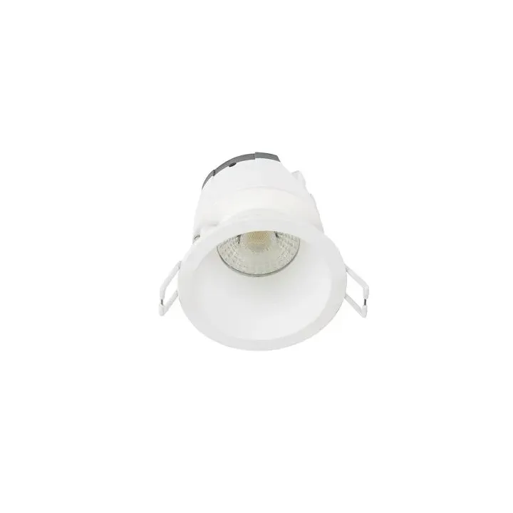 Collerette LED'UP UNIVERSAL ESTHET ronde blanc mat fixe