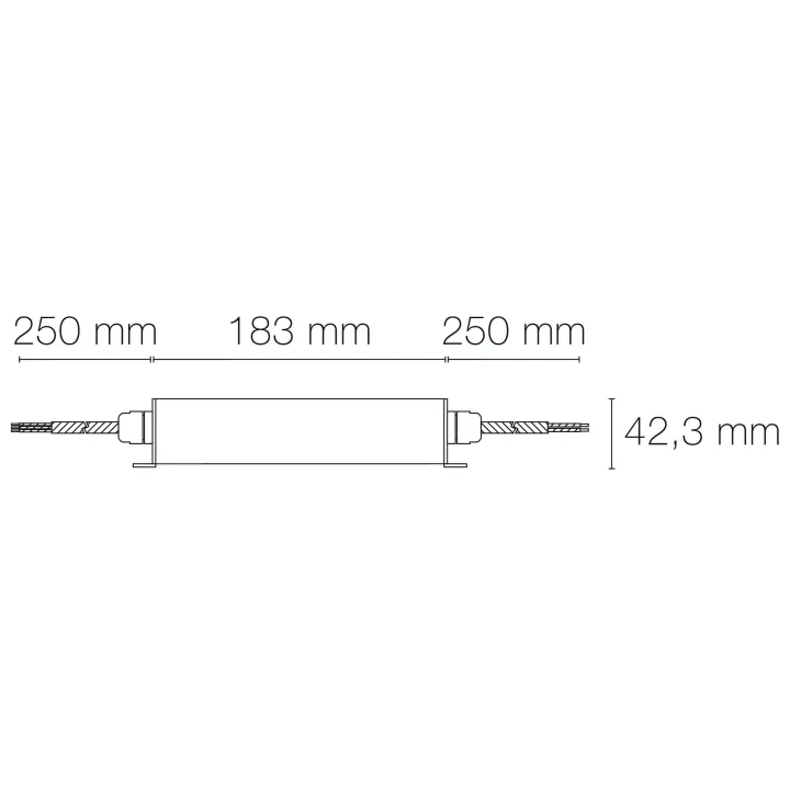 Alimentation Led'Tronic 12 100W Classe I, Ip68 Non Dimmable 12Vdc