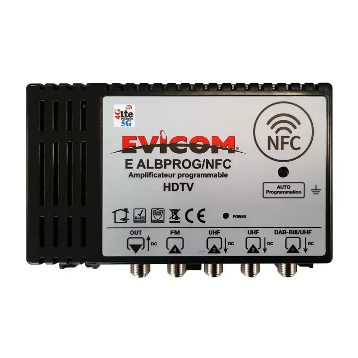 Amplificateur 40 Db Programmable 32 Canaux Avec Programmat Nfc