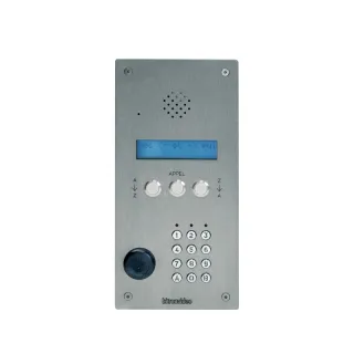 Platine Digitale À Défilement De Noms Inox 2.5 Mm Audio (1+N) Av