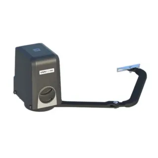 Opérateur 392  maitre à bras articulé 24V. Largeur 2,5m/vantail. Cote D max 22cm