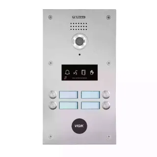 Platine Boutons Vidéo Pmr Duox Plus 4Bp