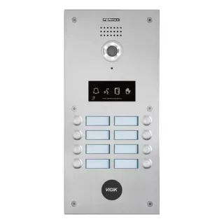 Platine Boutons Vidéo Pmr Duox Plus 8Bp