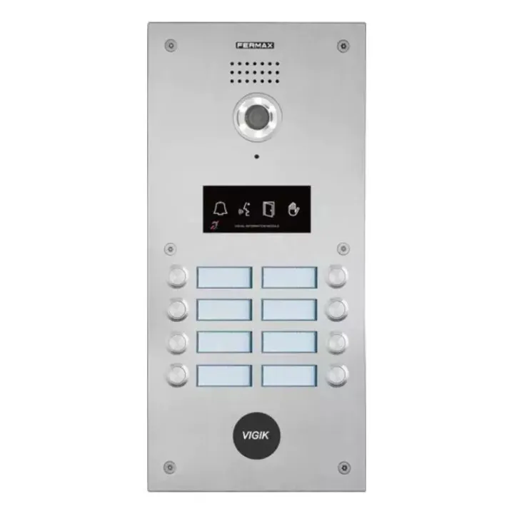 Platine Boutons Vidéo Pmr Duox Plus 8Bp