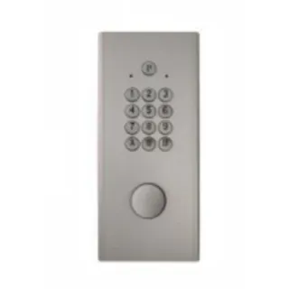 Boitier saillie pour clavier Haussmann avec Lecteur T25 ou ML - Finition argent