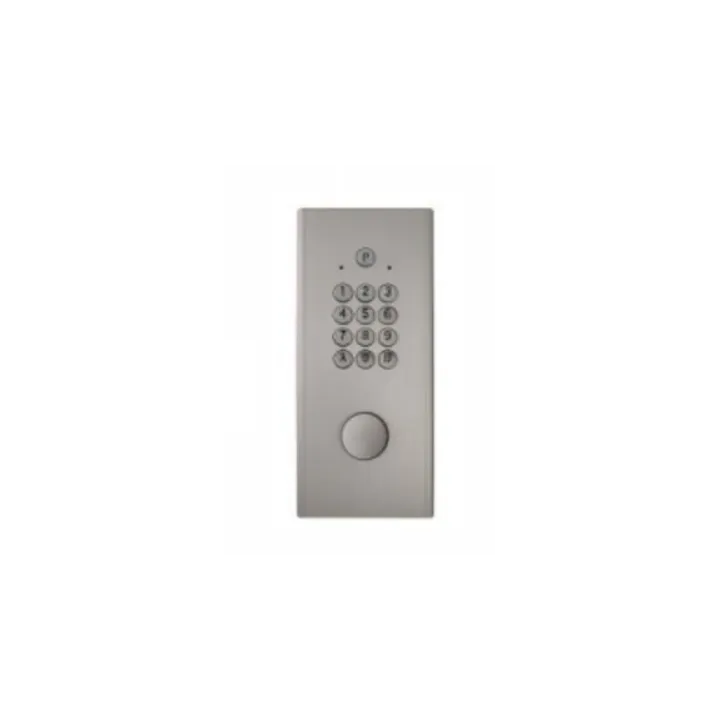 Boitier saillie pour clavier Haussmann avec Lecteur T25 ou ML - Finition argent