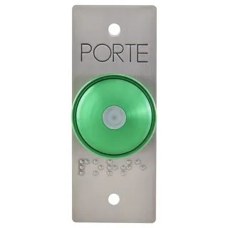 Bouton poussoir de sortie à double sécurités no/nf accessibilité