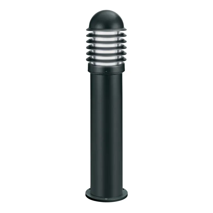 Caleo 1 - Borne Extérieure Ip44 Ik07, Noir, E27 100W Max., Lpe Non Incl., Haut.73Cm