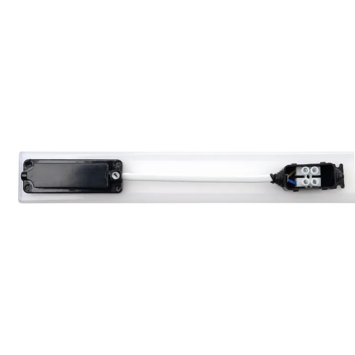 Kate - Réglette Ip44 Vol.2, Led 7W Cct 3000/4000K 900Lm, En Alu Et Polycarbonate