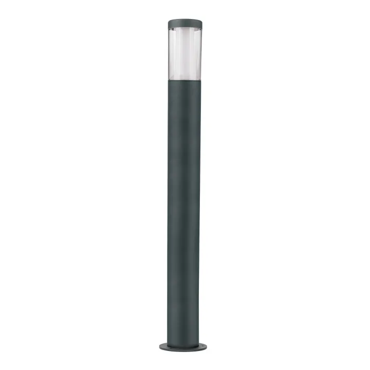 Saxo - Borne 1M Ext. Ip66 Ik08, Graphite, Led Intég. 8W 3000K 420Lm, Dimmable