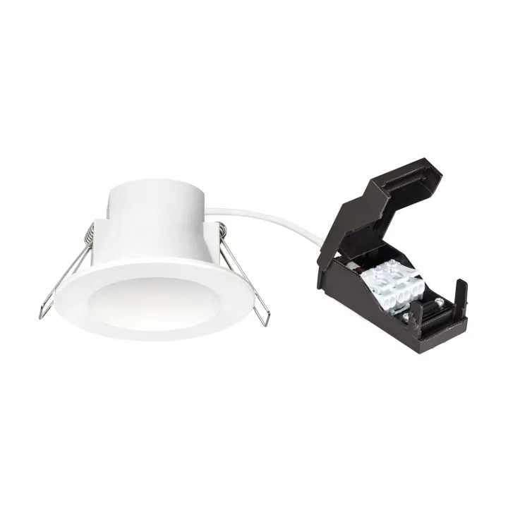 Loki - Downlight Encastré Fixe, Blanc, Led 6W 100° 600Lm 3000/4000K (Cct)
