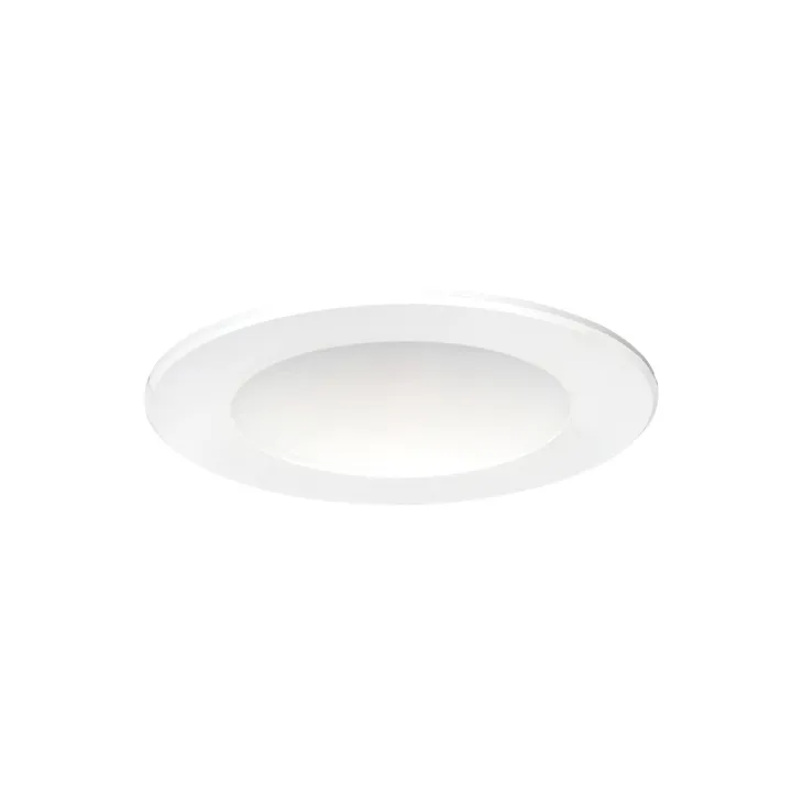 Loki - Downlight Encastré Fixe, Blanc, Led 6W 100° 600Lm 3000/4000K (Cct)