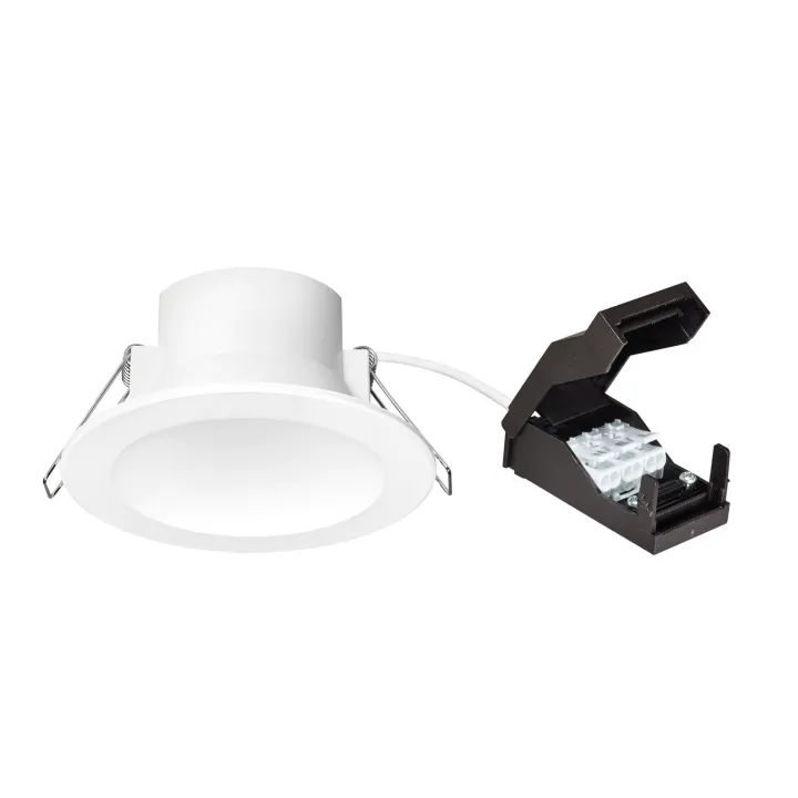 Loki - Downlight Encastré Fixe, Blanc, Led 8W 100° 800Lm 3000/4000K (Cct)
