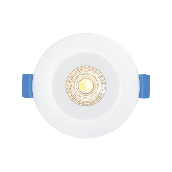 Spot Aspen - Encastré Rond, Fixe, Blanc, Led 5,5W 36° 500Lm 3000/4000K (Cct)