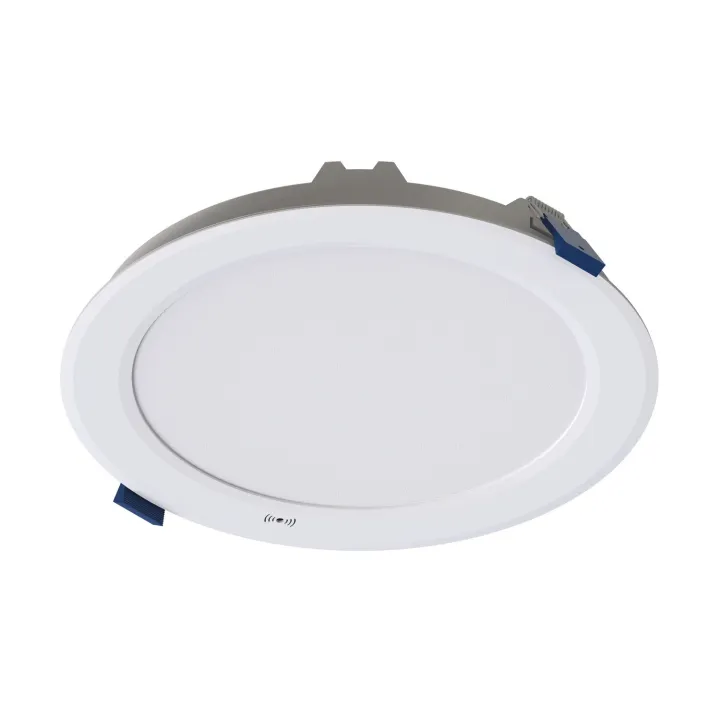 Flat-Iso Sensor-Plafonnier Downlight Ip65 Recouvr. 20W 2300Lm 2700/3000/4000K(3-Cct), Blanc