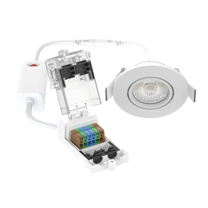 Spot Enc. Basc. Edos Ip65 Re2020 Vol1 Cct 2700-3000-4000K 6W 600Lm Dimmable 50000H