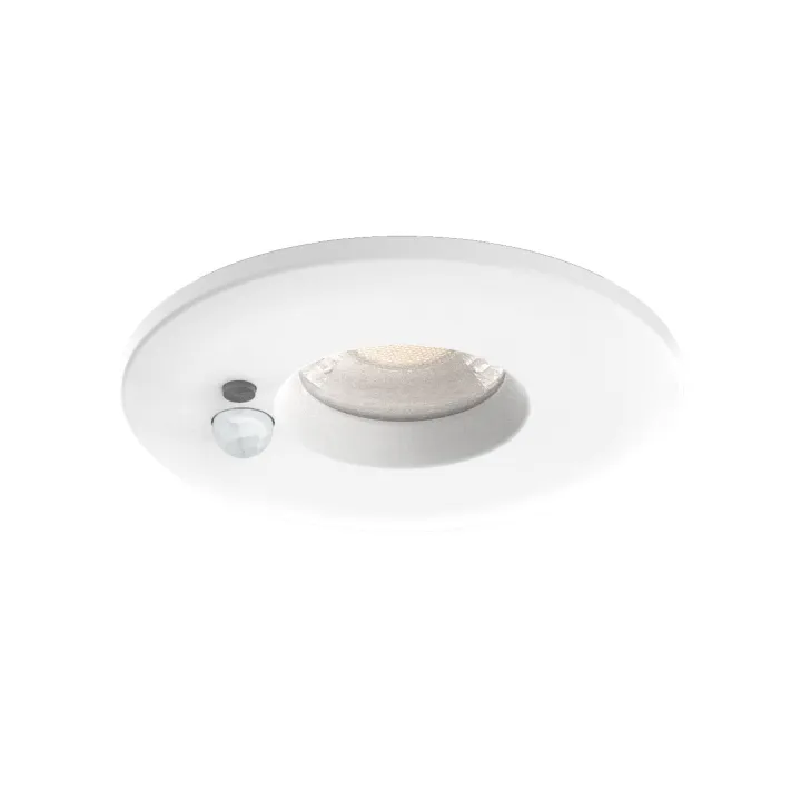 Flint -Spot Encastré Ip65 6W 3Cct 560Lm 50° Recouvrable Dimmable Avec Sensor Blanc