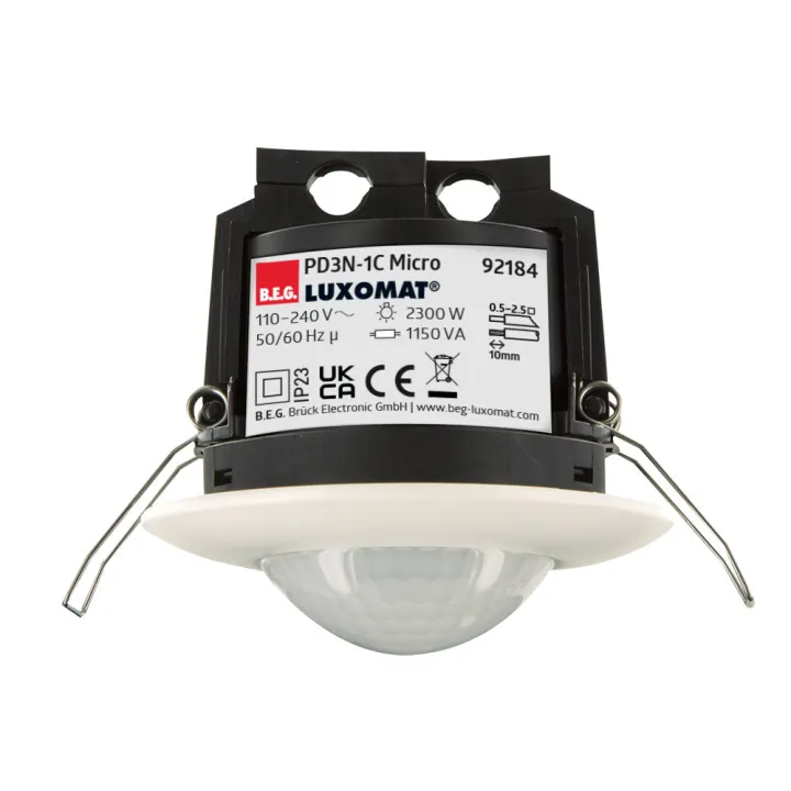 Pd3N-1C-Fp Micro Détecteur De Mouvement 360° Faux Plaf. Teleco. Ip23 Ø10 M
