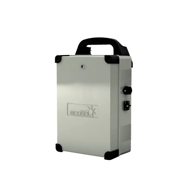 ECOSOL BOX CENTRALE DE GESTION POUR PANNEAU SOLAIRE+ 2 BATTERIES