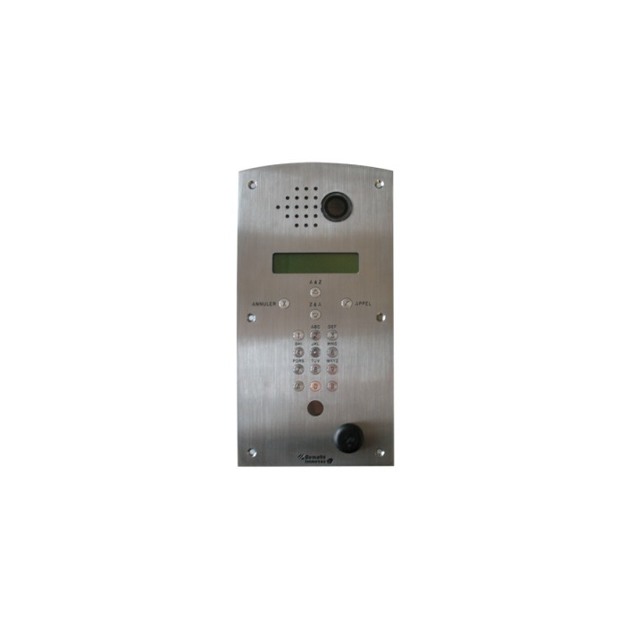Platine vidéo digitale inox version VIP 350x180 1250 inclus avec