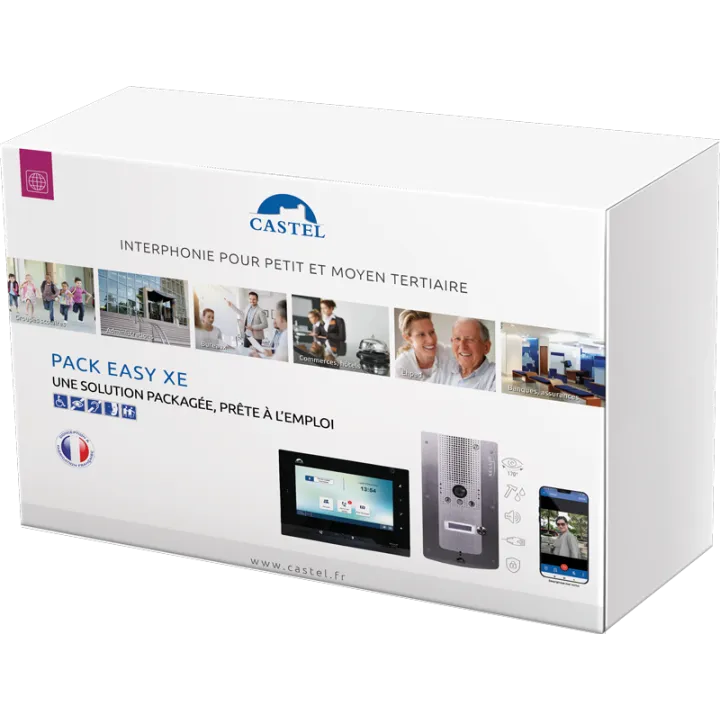 pack 1 XE VIDEO 1B, 1 XE IPENEO, 1 Switch 8 ports dont 4 PoE+, 2
