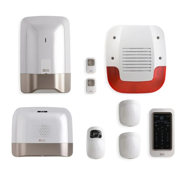 Pack Tyxal+ Vidéo | Pack Alarme 8 Zones Sans Fil Connecté Avec Transmetteur Gsm