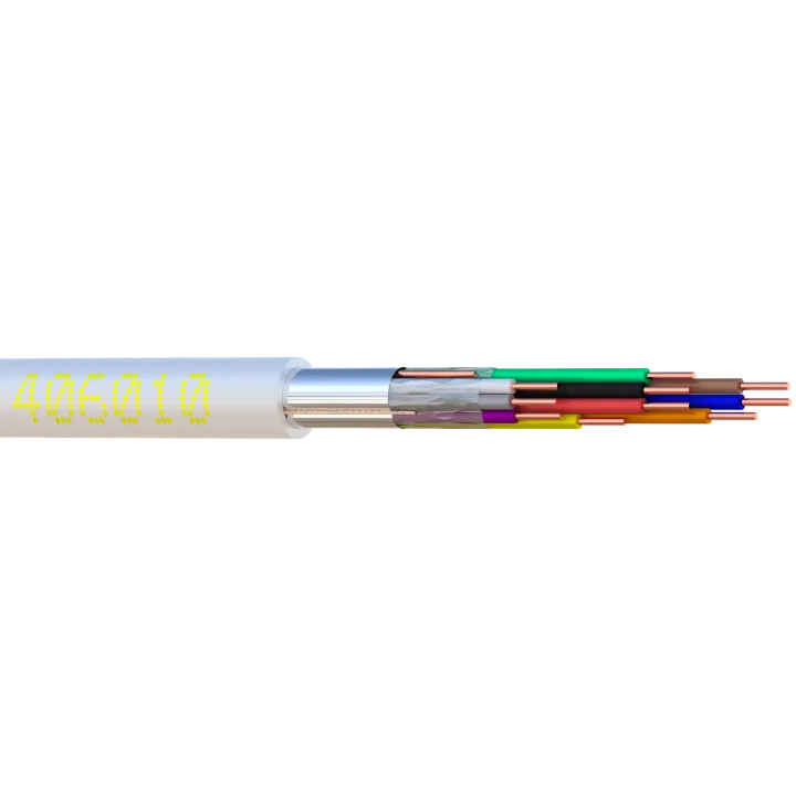 Câble Alarme Rigide 10C Awg24 Scr Bob. Bois 500 M