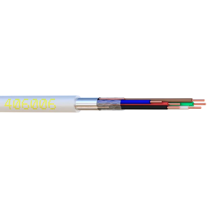 Câble Alarme Rigide 06C Awg24 Scr Dévidoir 500 M