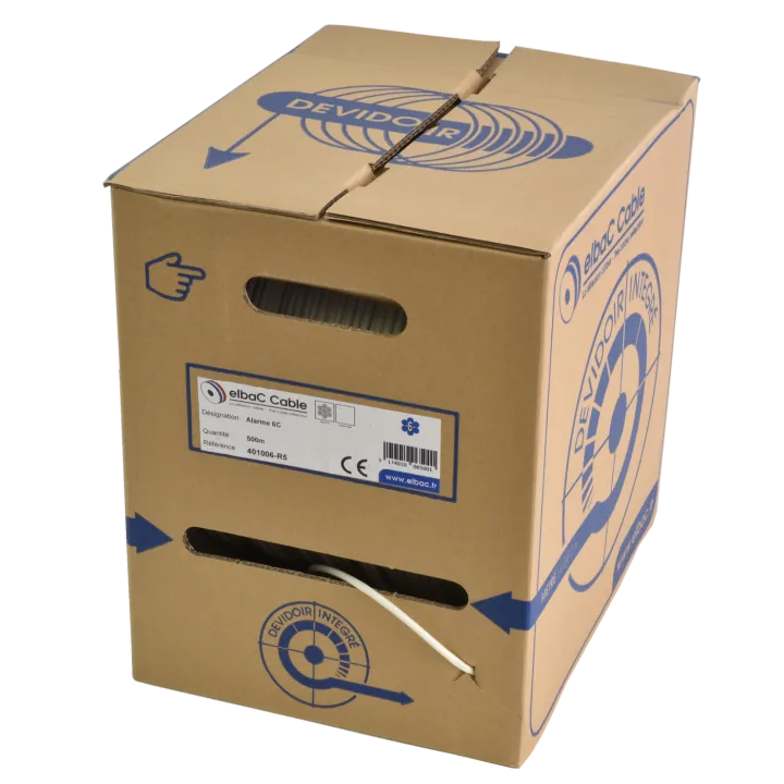 Cable Alarme Souple 06C Cu SCR Dévidoir 500 M