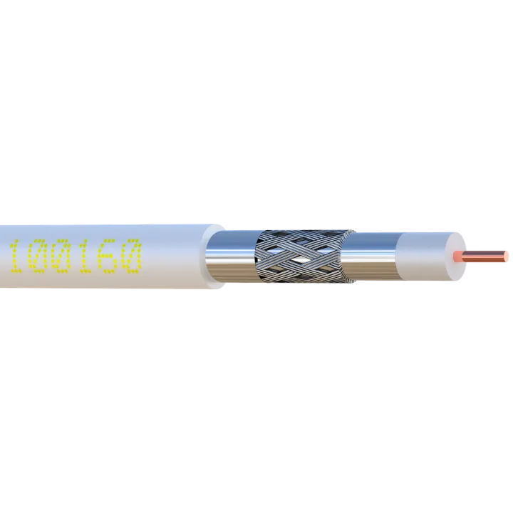 Câble Câble Coax 17Vatc Classe A Triple Écran Blanc 500M 100160W5