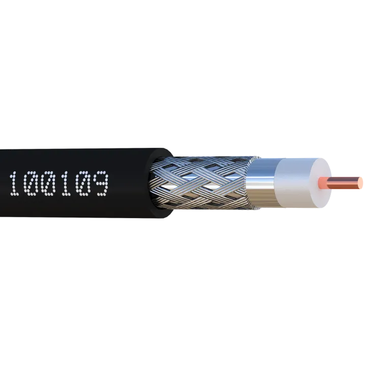 Câble Câble Coax 11Patc Classe A Noir Touret De 500 M