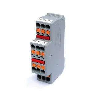 Connecteur De Distribution Pour Les Bus Audio Gamme Gt Fixation Sur Rail Din