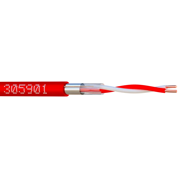 Câble Syt+/Ly9St 01P Awg20 Rouge Bob. Bois 500 M