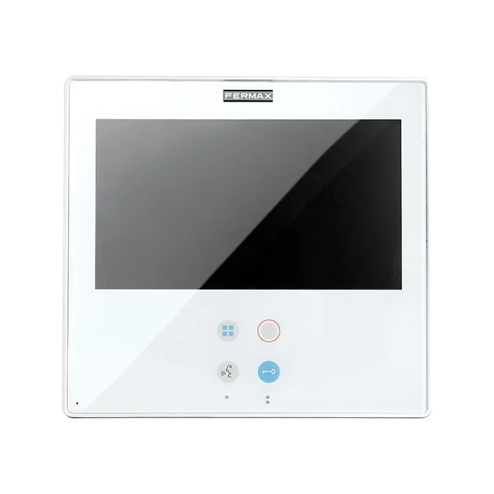 Moniteur Smile 7” Vds Blanc A/Boucle Aud.
