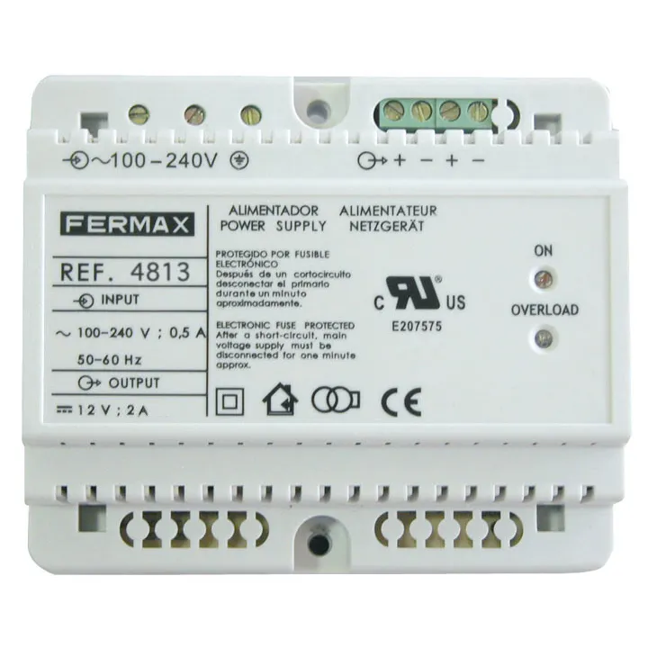 Alimentation 12Vdc/2A. Din5