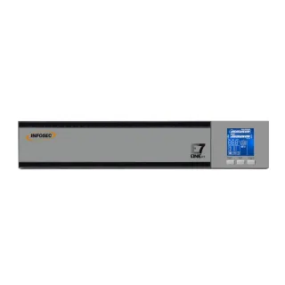 E7 One 1500 Rt Iec - Onduleur On Line Double Conversion 1500 Va 8 Prises Iec