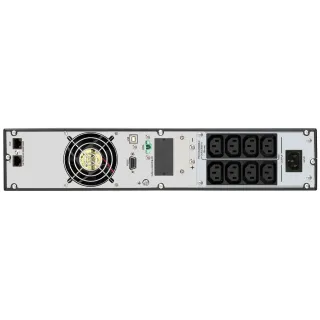 E7 One 1000 Rt Iec - Onduleur On Line Double Conversion 1000 Va 8 Prises Iec