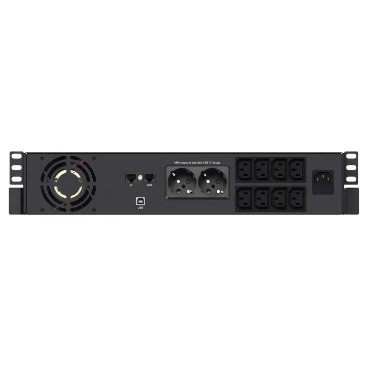 X4 2000 Rm Plus-Onduleur Line Interactive 2000Va 8 Prises Iec-2 Prises Fr/Schuko