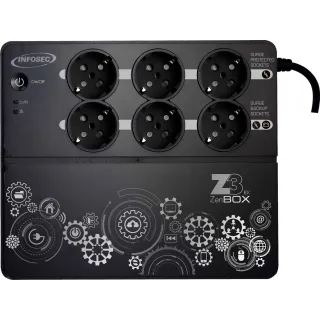 Z3 Zenbox Ex 1000 - Onduleur Haute Fréquence 1000 Va 8 Prises Fr/Schuko
