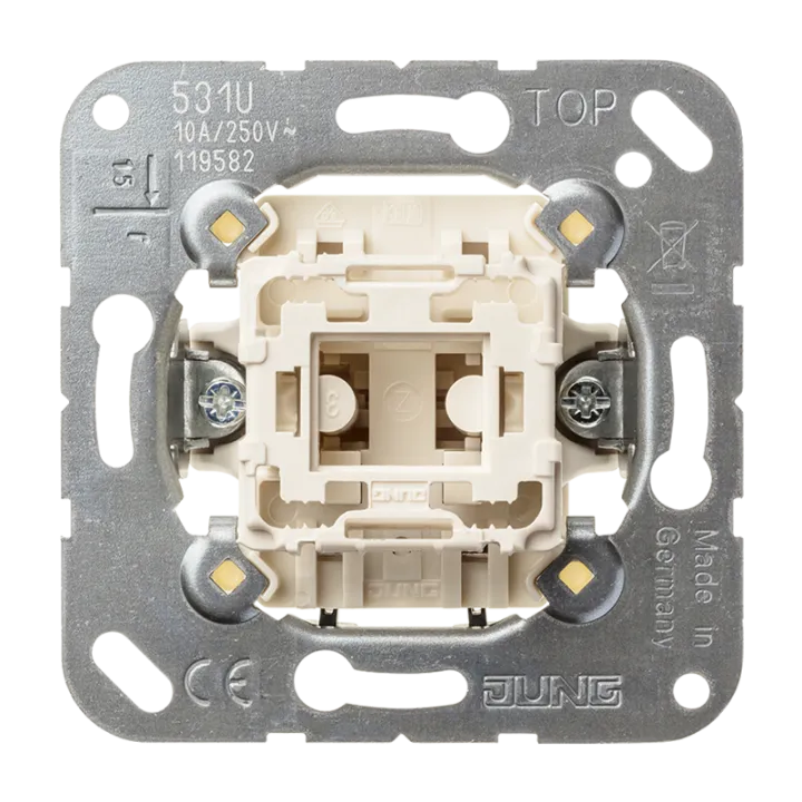Mécanisme bouton poussoir un contact à fermeture