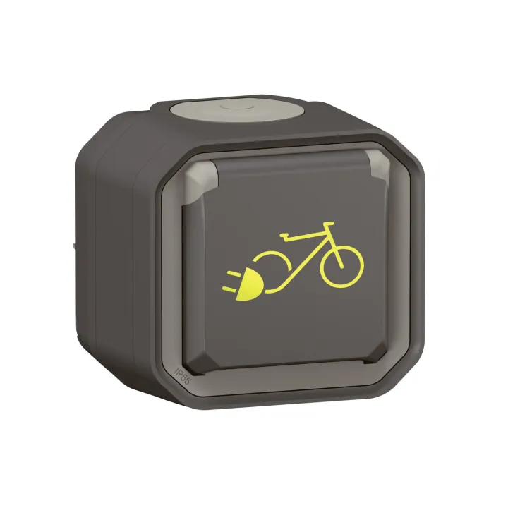Prise de courant Plexo pour recharge vélo électrique complet sai