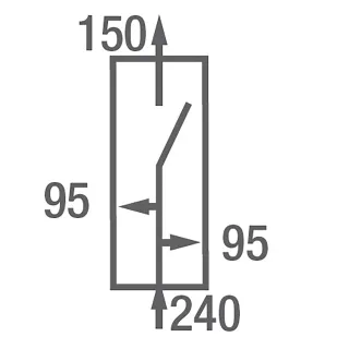 Coupe-Circuit Intérieur Spcm 200A Avec 2 Dérivations Latérales 6-95 - 6902652