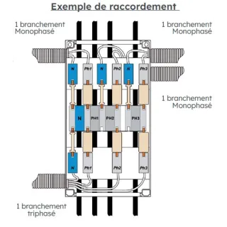 Ensemble De Cpf 60A Universel 1 Branchement Mono - 6940524