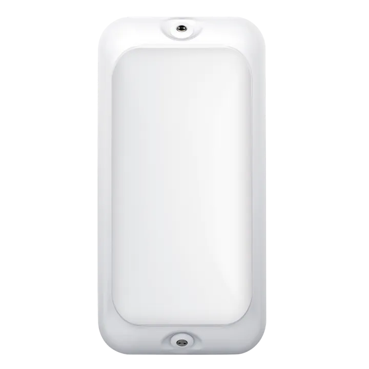 Applique Bang Rectangle Acces Opale Blanc Module Led 1200 4000K Avec Détecteur
