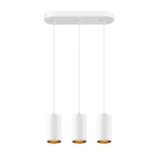 ASTO TUBE susp tple GU10 blanc